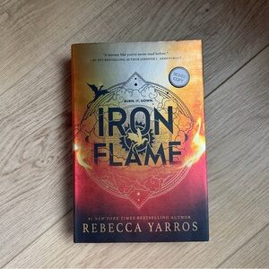 Signed First Edition Iron Flame and Onyx Storm